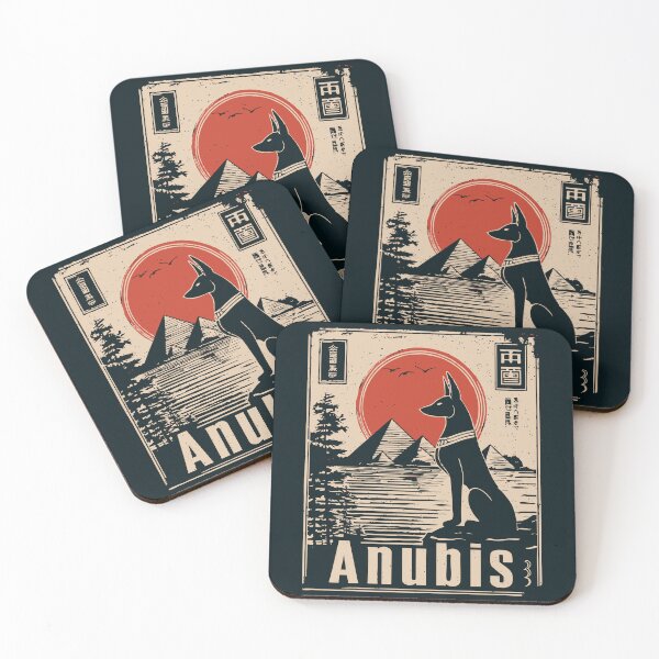 Item preview, Anubis God of the Dead – Vintage Egyptian Mythology Poster Art designed and sold by TuncGK.