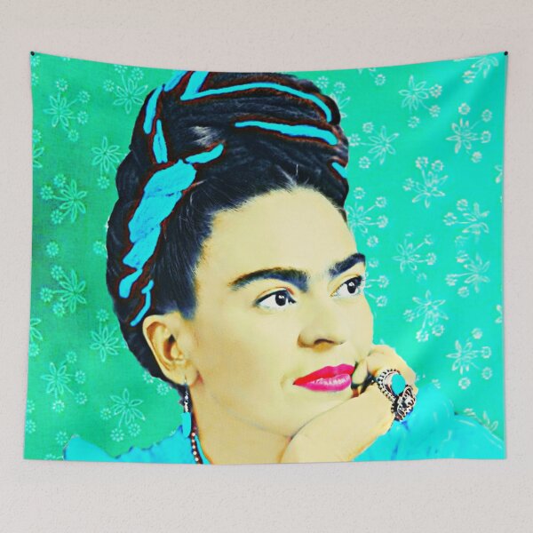 Item preview, Frida Kahlo Blue designed and sold by FridaArtGallery.