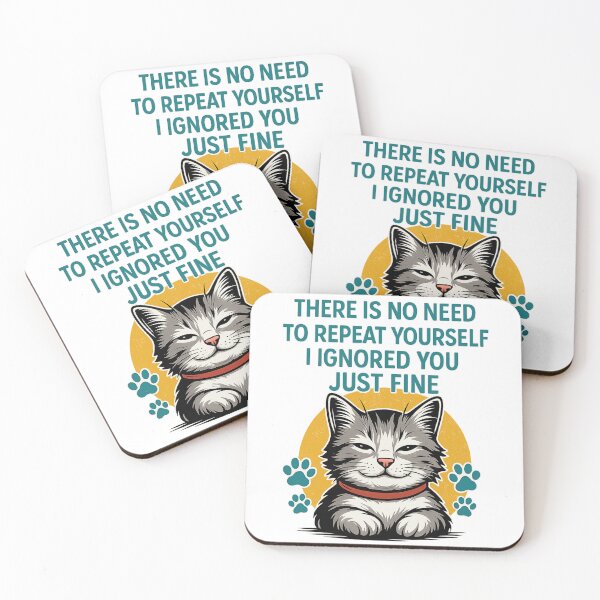 Item preview, I Ignored You Cat designed and sold by LVSMe.