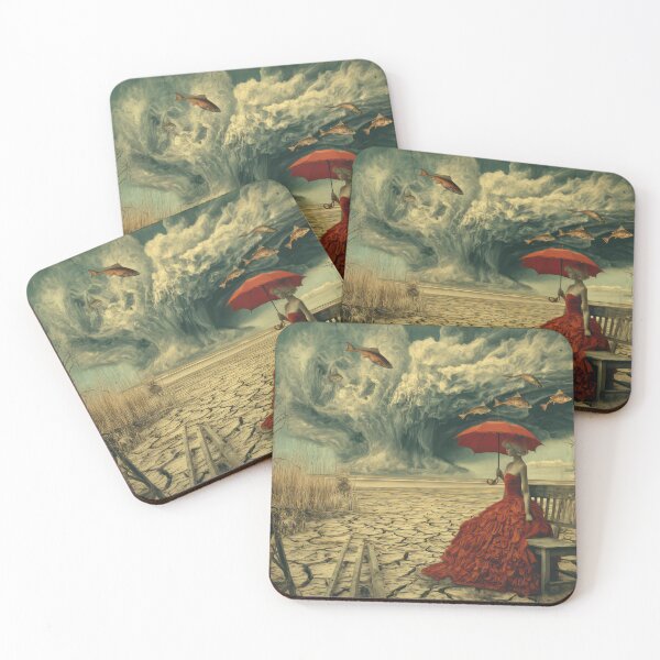 Item preview, The Red Umbrella Dream designed and sold by NeoNebulaArt.