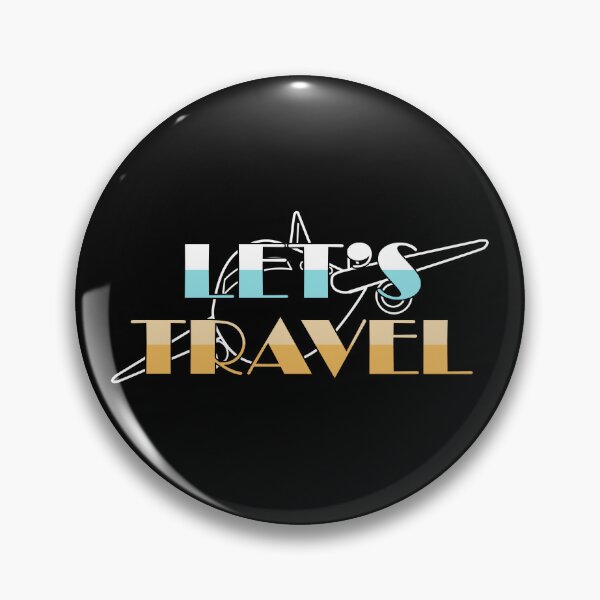Item preview, Let's Travel Airplane Line Art Design designed and sold by Jaudaux Designs.