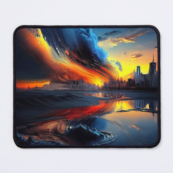 Item preview, Storm over the harbour city #01 designed and sold by andreisky.