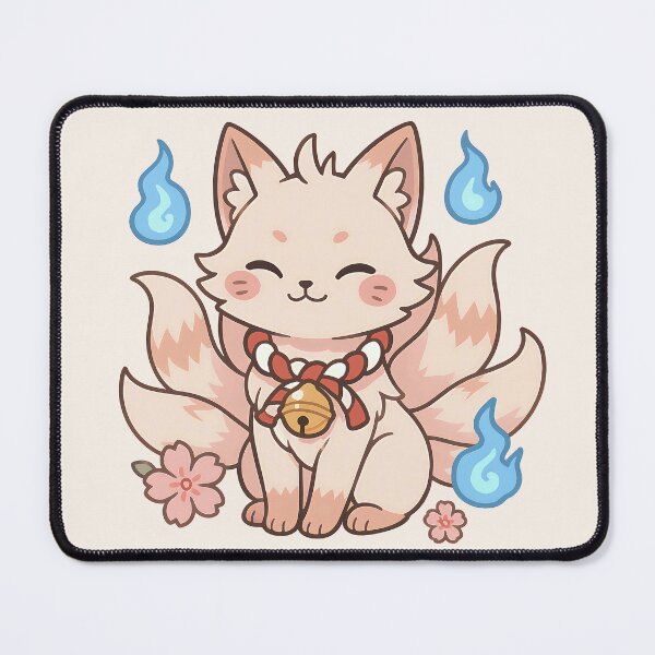 Item preview, Chibi Nine-Tailed Fox - Kyubi designed and sold by Pastel Purrade.