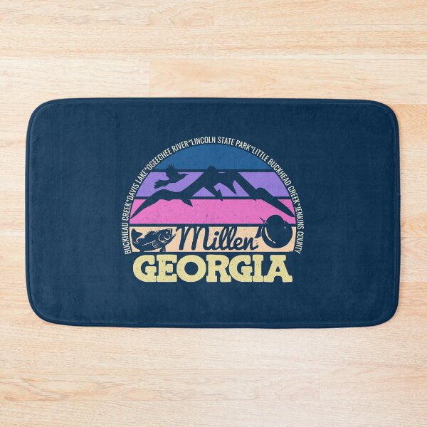 Item preview, Millen Georgia Sunset Retro Vintage Local Pride Logo designed and sold by CRHPOD20.