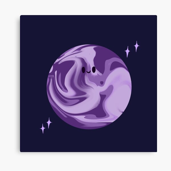 Aperçu de l'œuvre Purple Planet créée et vendue par Ahyllin_Arte.