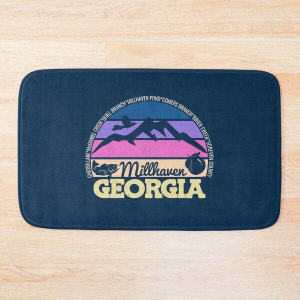 Item preview, Millhaven Georgia Sunset Retro Vintage Local Pride Logo designed and sold by CRHPOD20.