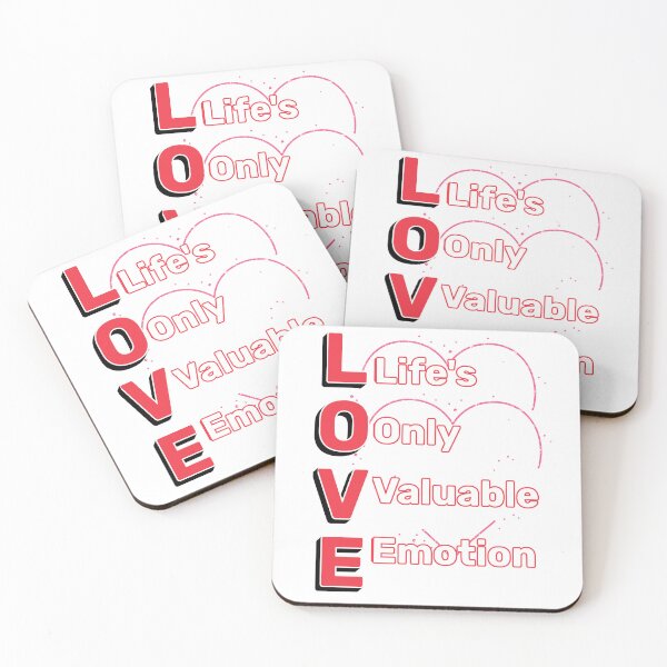 Item preview, LOVE - Life's Only Valuable Emotion Inspirational Design designed and sold by ArtsyExplorer.