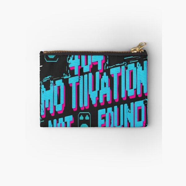 Item preview, 404 Motivation Not Found – Glitchcore for Burnt-Out Gen Zs designed and sold by ZestyThreads.