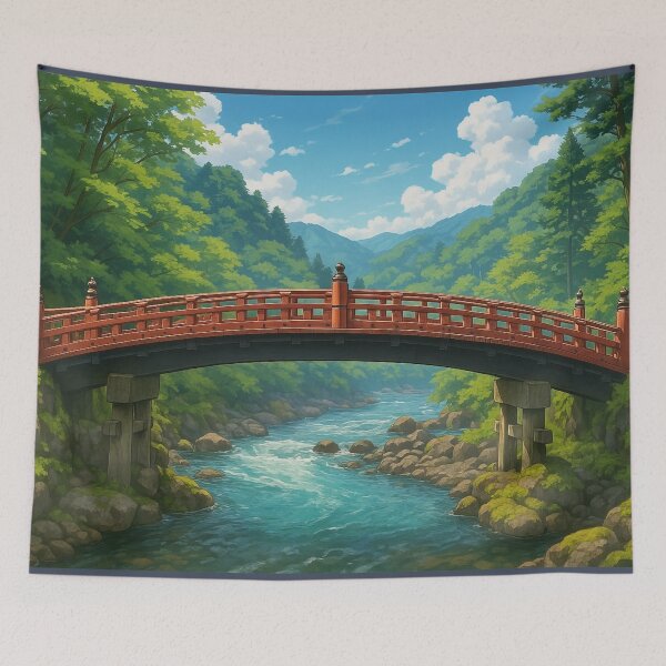 Item preview, The Shinkyo Bridge of Nikko designed and sold by Takeda-art.