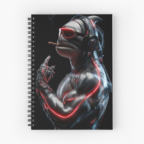 Item preview, shark cyber humanoid designed and sold by Eakpixx.