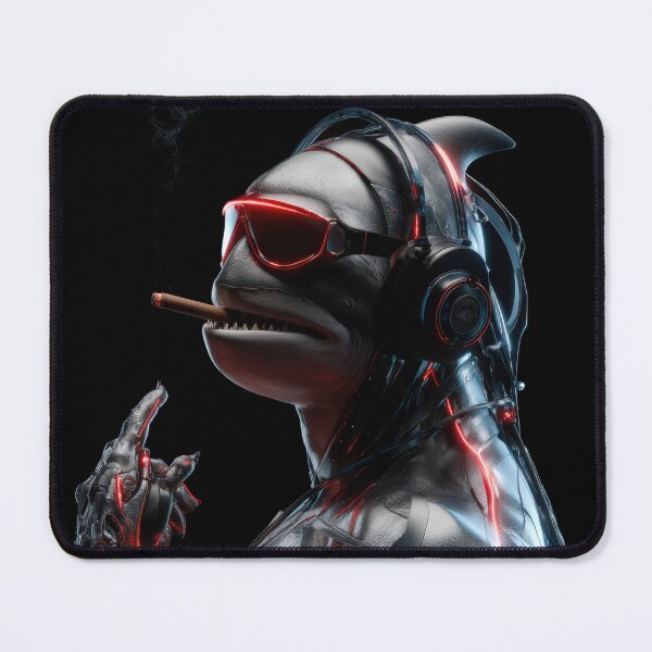 Item preview, shark cyber humanoid designed and sold by Eakpixx.