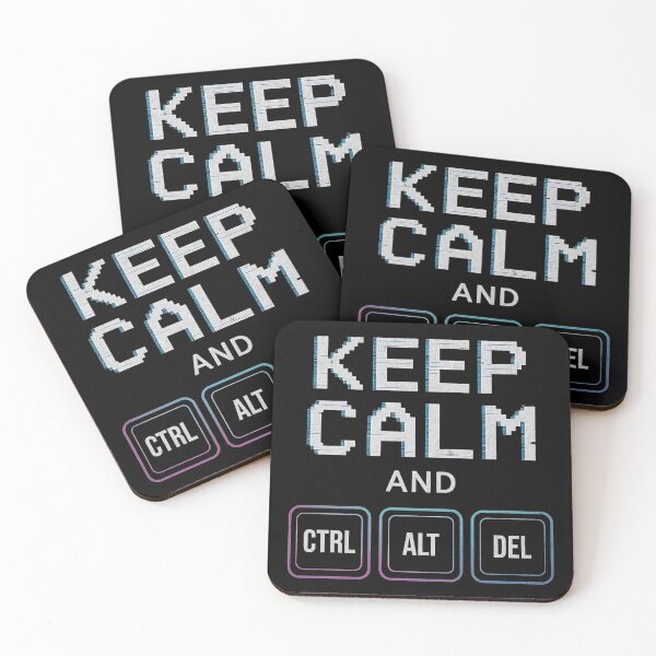 Item preview, Keep Calm and Ctrl Alt Del – Vintage Computer Tech Nostalgia designed and sold by Honominu.