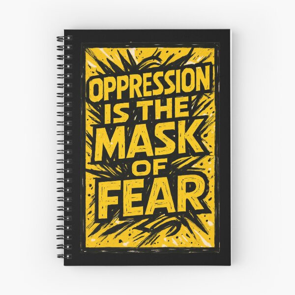 Item preview, Oppression is the mask of fear designed and sold by Sturdust.