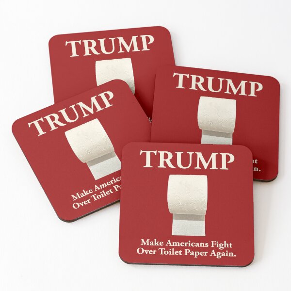 Item preview, Trump make Americans fight over toilet paper again  designed and sold by Rachel the Artist .