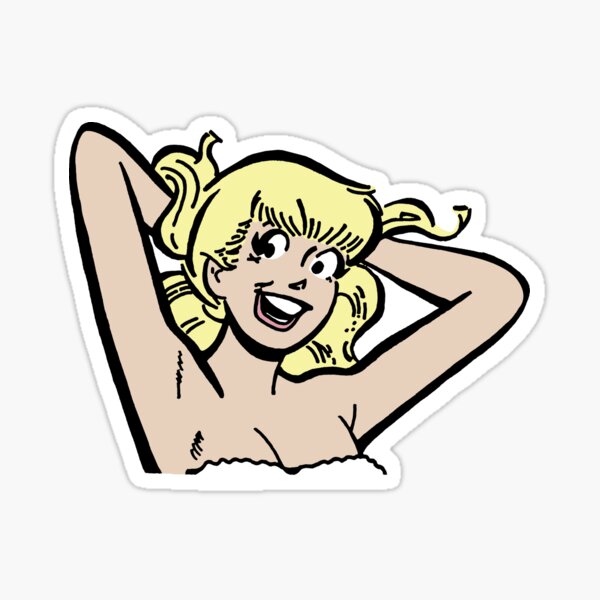 Artikel-Vorschau von Fröhliche Betty Cooper Stil Vintage Retro Pop Art Vintage Comic Grafik, designt und verkauft von wmxdesign.