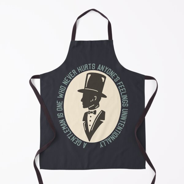 Item preview, “A Gentleman Never Hurts Feelings Unintentionally” – Oscar Wilde Quote Silhouette Design designed and sold by KatelynMitalski.