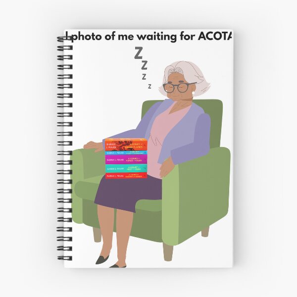 Item preview, Me waiting for ACOTAR 5 designed and sold by ACourtofLucien.