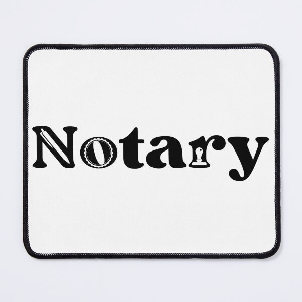 Item preview, Notary – Simple Iconic Typography Design with Stamp & Pen designed and sold by NotaryLife.