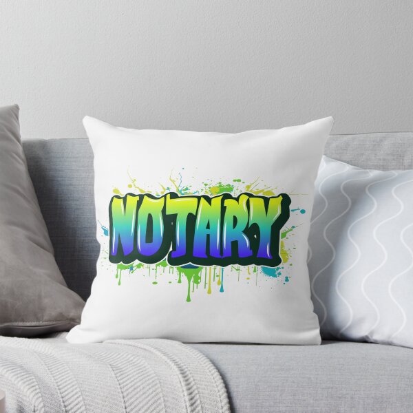 Item preview, Notary – Bold Graffiti Splatter Street Art Design designed and sold by NotaryLife.