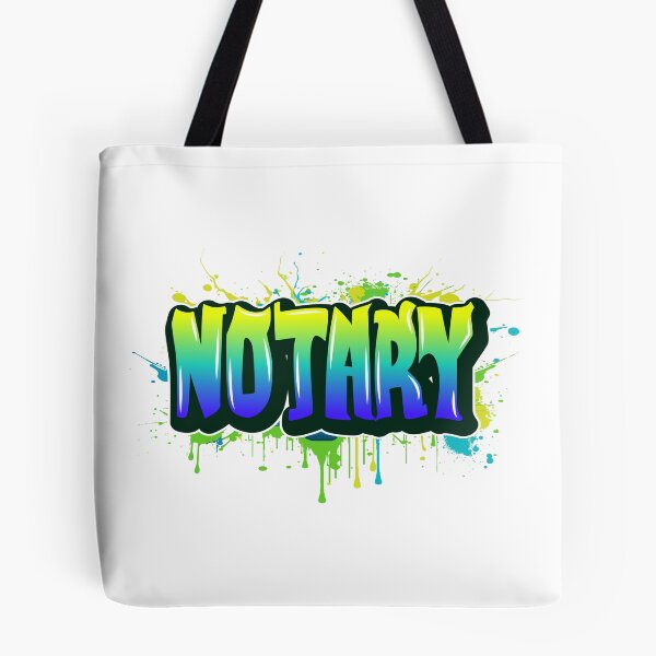 Item preview, Notary – Bold Graffiti Splatter Street Art Design designed and sold by NotaryLife.
