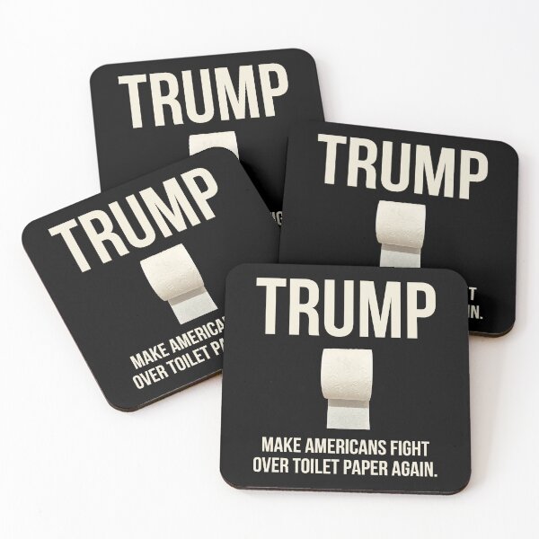 Item preview, Trump make Americans fight over toilet paper again  designed and sold by Rachel the Artist .