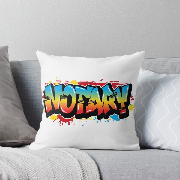 Item preview, Notary – Bold Graffiti Art with Splatter Paint Design designed and sold by NotaryLife.