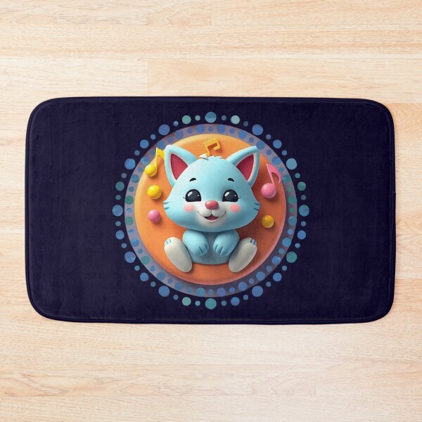Item preview, Smiling Blue Baby Cat designed and sold by Artbellachi.