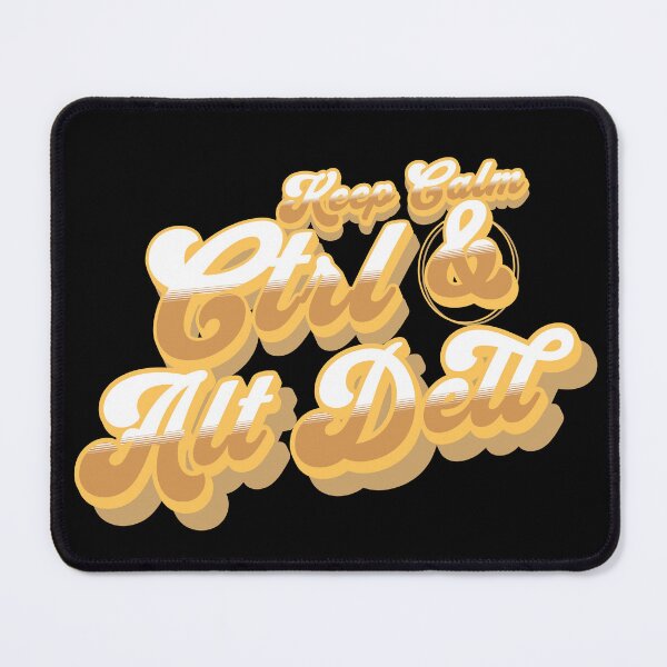Item preview, Keep Calm and Ctrl Alt Del – Vintage Computer Tech Humor designed and sold by Honominu.