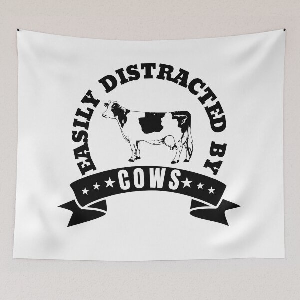 Item preview, Easily Distracted By Cows designed and sold by Minimalismat.
