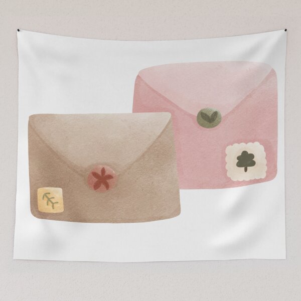 Item preview, Vintage Envelope Illustration - Cute Minimal Love Letters designed and sold by inelistudio.