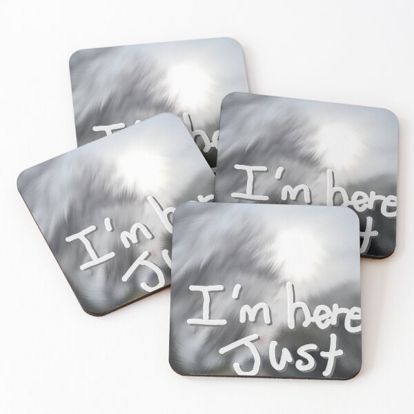 Item preview, I’m here. Just. – Abstract Stillness designed and sold by Fernwave.