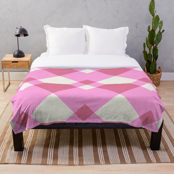 Item preview, Soft Pink & Cream Geometric Tartans Pattern for Fabrics and Decor designed and sold by Zilpa’s Prints.