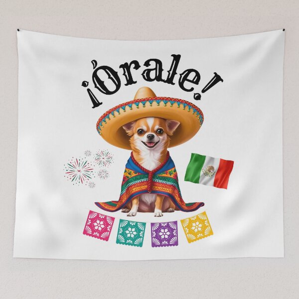 Item preview, ¡Órale Chihuahua! – Cute Sombrero Dog with Mexican Fiesta Vibes designed and sold by Fredster1966.