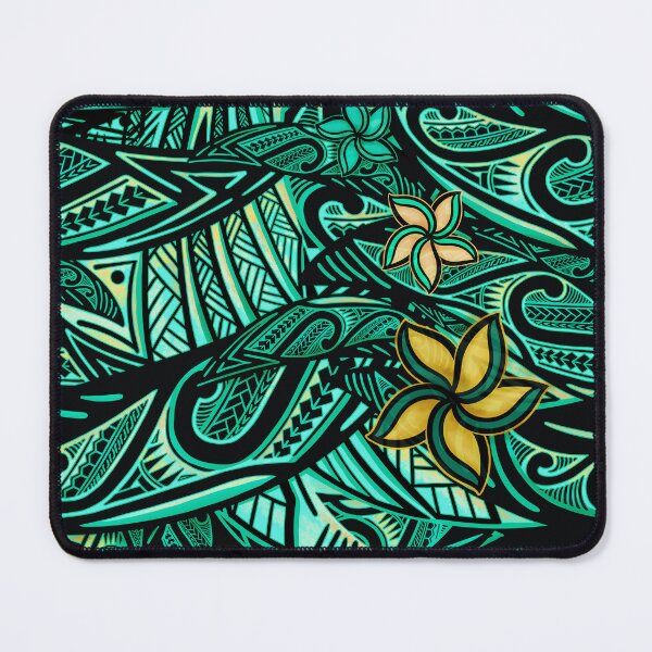 Item preview, Samoan - Polynesian - Hawaiian Teal Tribal 1503 designed and sold by sunnthreads.
