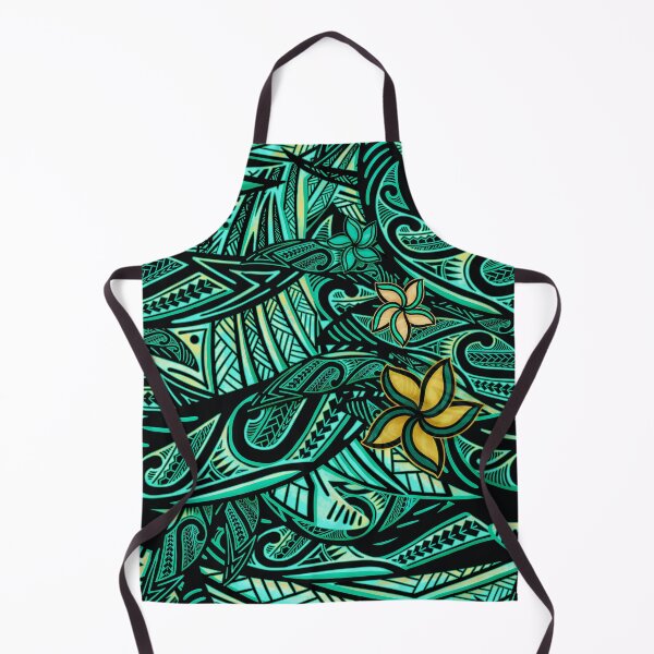 Item preview, Samoan - Polynesian - Hawaiian Teal Tribal 1503 designed and sold by sunnthreads.