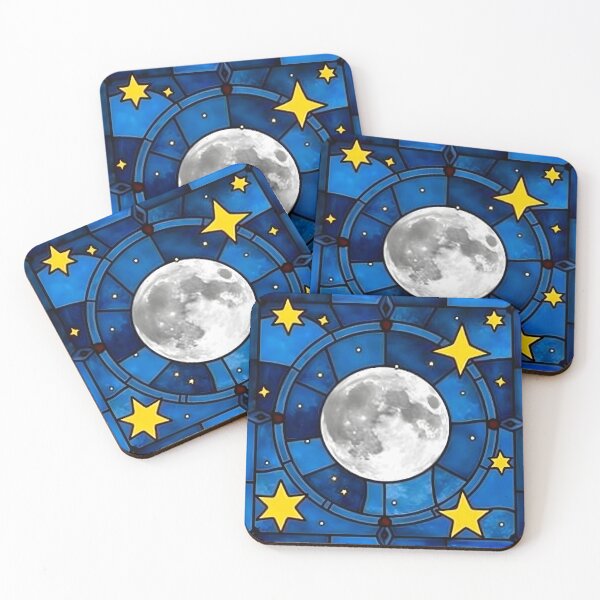 Item preview, Moon and Stars, Celestial Compatible Starry Night Sky Space designed and sold by Araglowcorner.