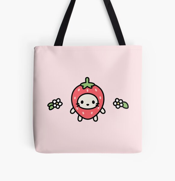 Item preview, Strawberry Kitty designed and sold by littlemandyart.