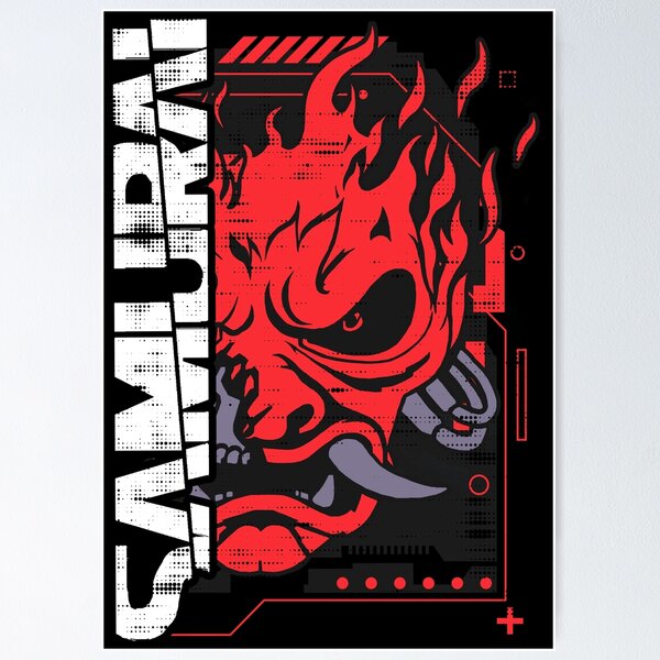 Item preview, samurai rock band designed and sold by URBAN LEADS.