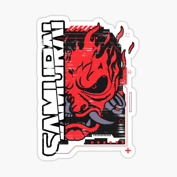 Item preview, samurai rock band designed and sold by URBAN LEADS.