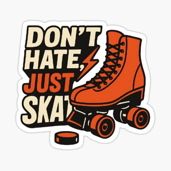 Vista previa del artículo con la obra «No odies, solo patina: diseño retro y audaz de patines», diseñado y vendido por NEUTRUM.
