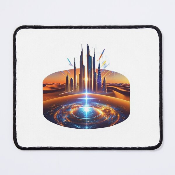 Item preview, Cosmic Dubai Rise Aestetic, Trendy,Reloaded, Viral Drop 2025 designed and sold by Imaginarium of Chaos falcon88 .
