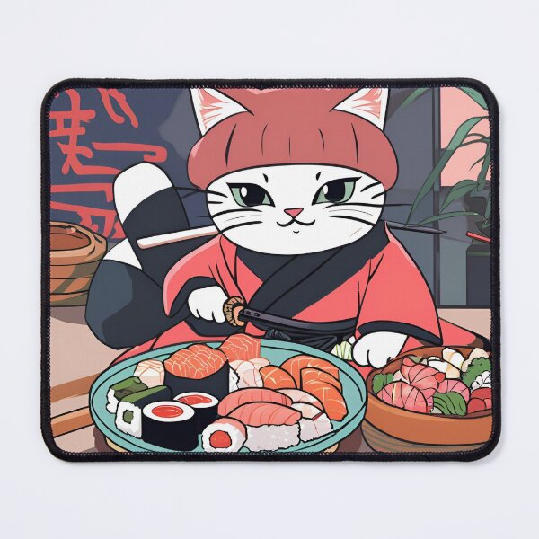 Item preview, Japanese sushi cat designed and sold by Dimeotaku.