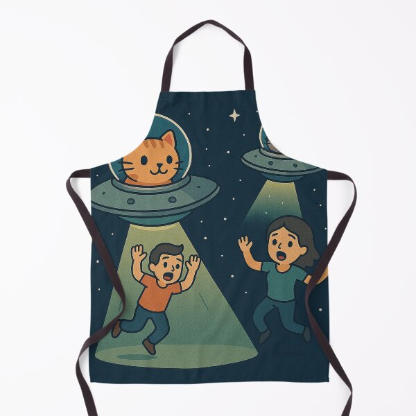 Item preview, “Cosmic Catnappers: UFO Kitty Abduction Squad” designed and sold by Abducted Treasures.