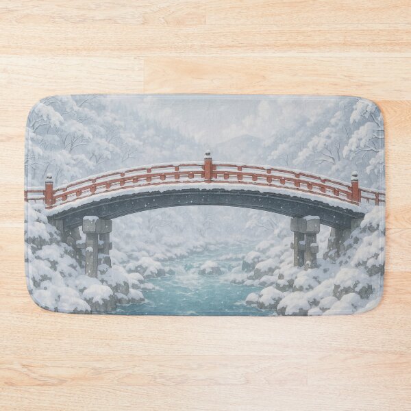 Item preview, Nikko Shinkyo Bridge in Winter designed and sold by Takeda-art.