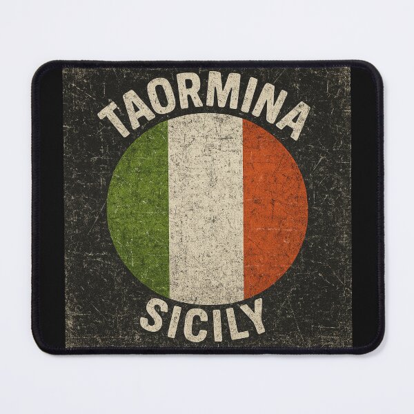 Item preview, Vintage Taormina Sicily Travel Poster, Italian Flag designed and sold by Right-UR.