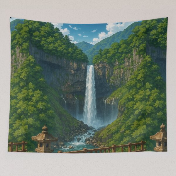 Item preview, The Kegon Falls at Nikko designed and sold by Takeda-art.