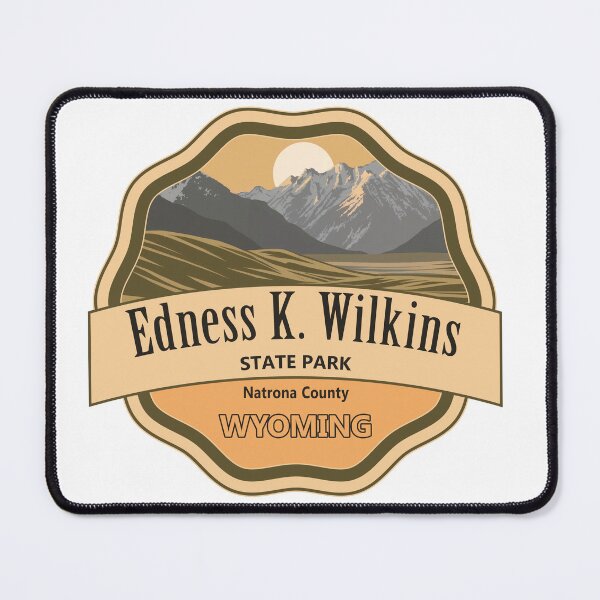 Item preview, Edness K. Wilkins State Park, Natrona County, Wyoming designed and sold by Wanderful-roads.