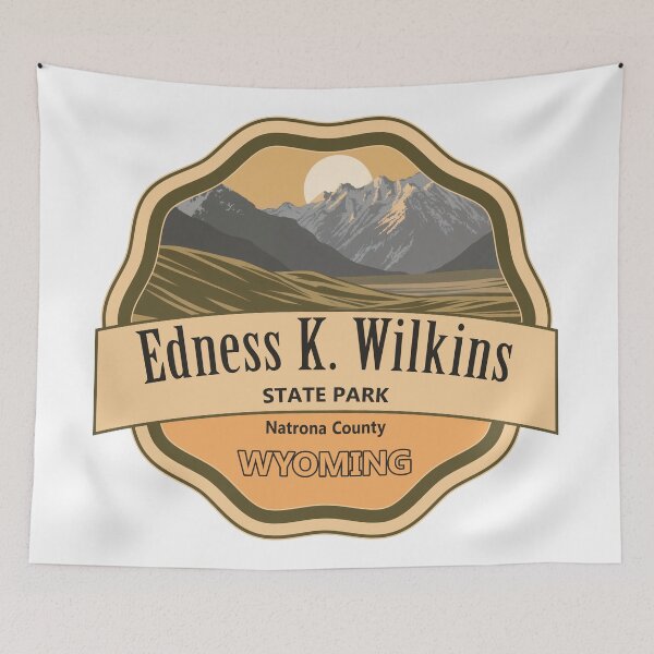 Item preview, Edness K. Wilkins State Park, Natrona County, Wyoming designed and sold by Wanderful-roads.
