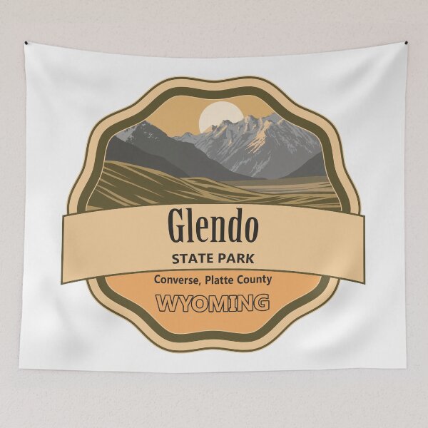 Artikelvorschau, Glendo State Park, Converse, Platte County, Wyoming entworfen und verkauft von Wanderful-roads.
