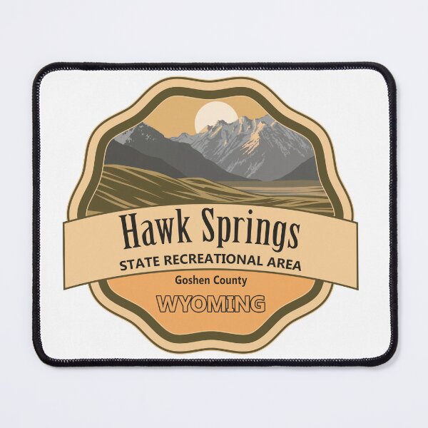 Item preview, Hawk Springs State Recreation Area, Goshen County, Wyoming designed and sold by Wanderful-roads.